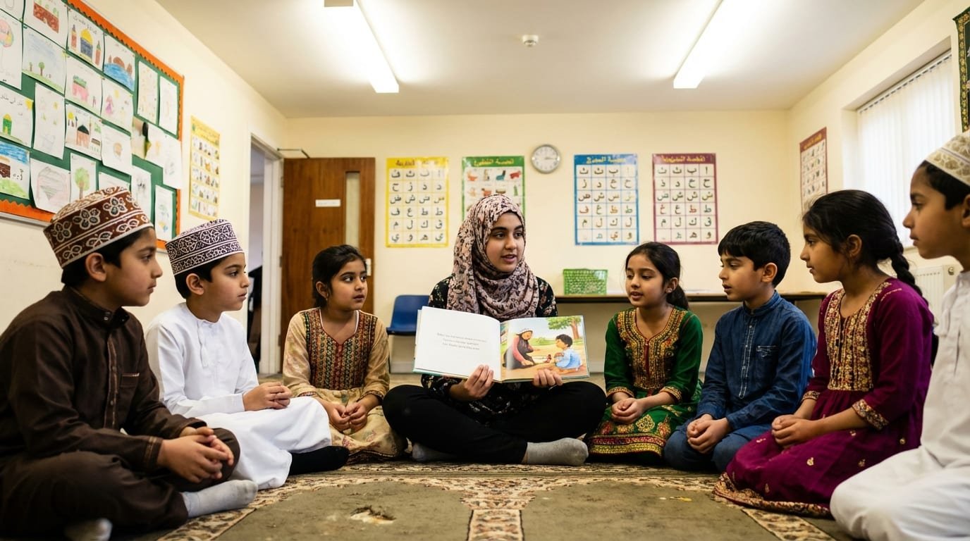 Children's class at the community centre — the reason schools fundraise